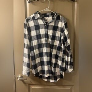 Black and white flannel from JcPenny, barely worn.